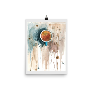 "Coffee" - Print of original watercolor artwork