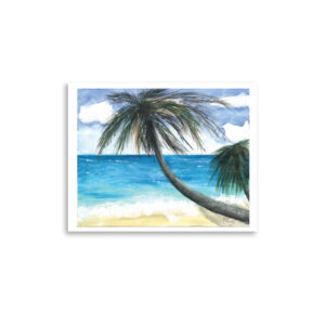 "Palm over the Beach" Print - 11" x 14" or 16" x 20",