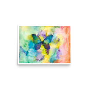 "Butterfly in Pastel" Print - 12" x 16"